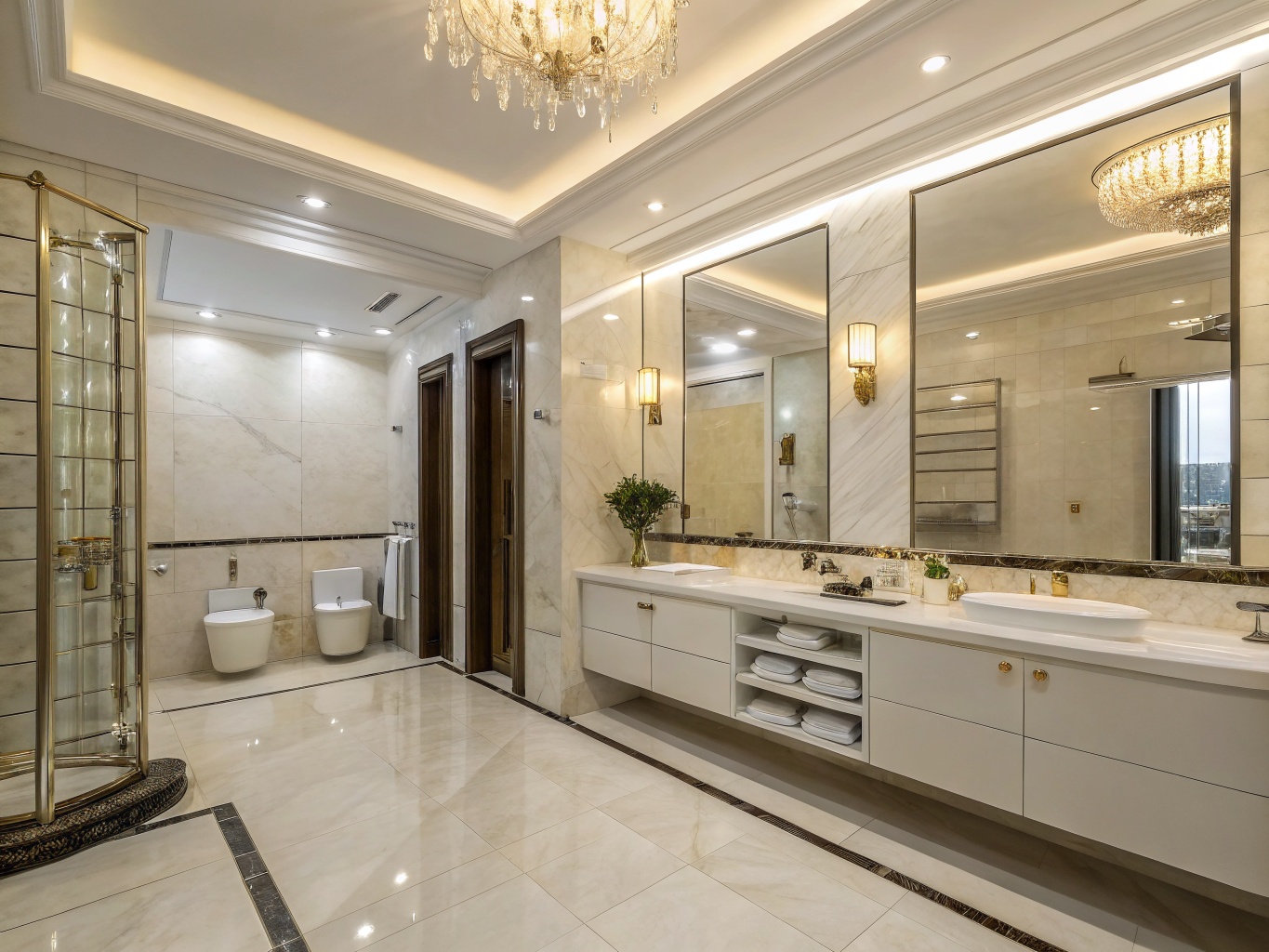 Baño moderno premium